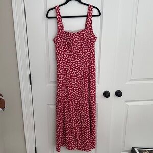 The A&F Mila Stretch Midi Dress - Size L with Tags